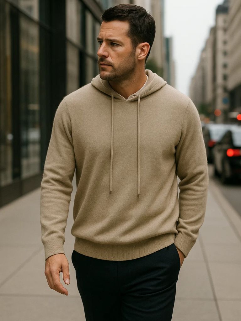 100% Cashmere Hoodie