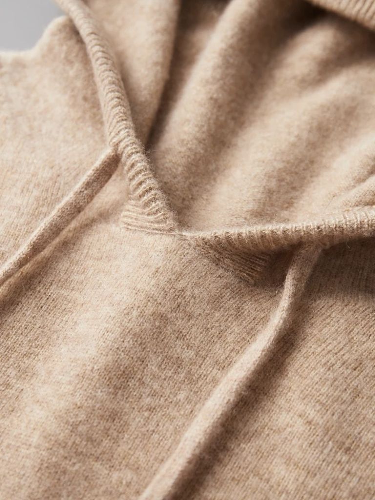 100% Cashmere Hoodie
