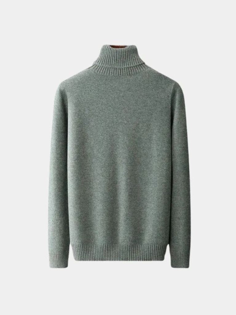 100% Wool Turtleneck Sweater