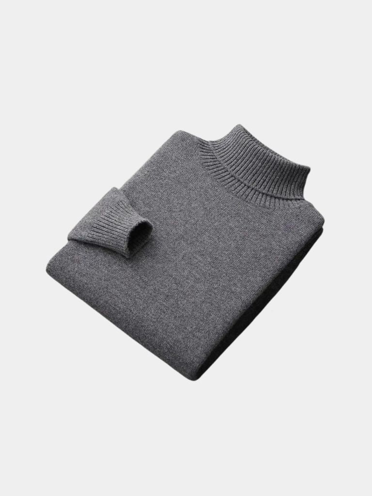 100% Wool Turtleneck Sweater