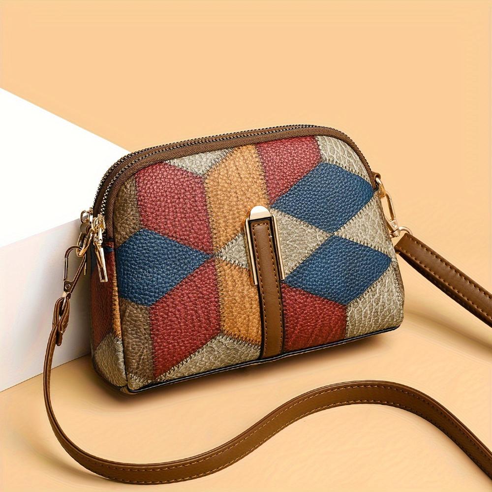 Luna | Mini Shoulder Bag in Patchwork Style