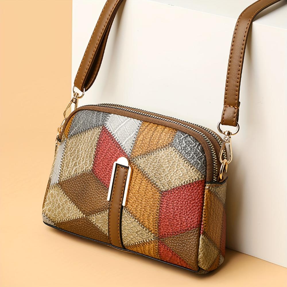 Luna | Mini Shoulder Bag in Patchwork Style