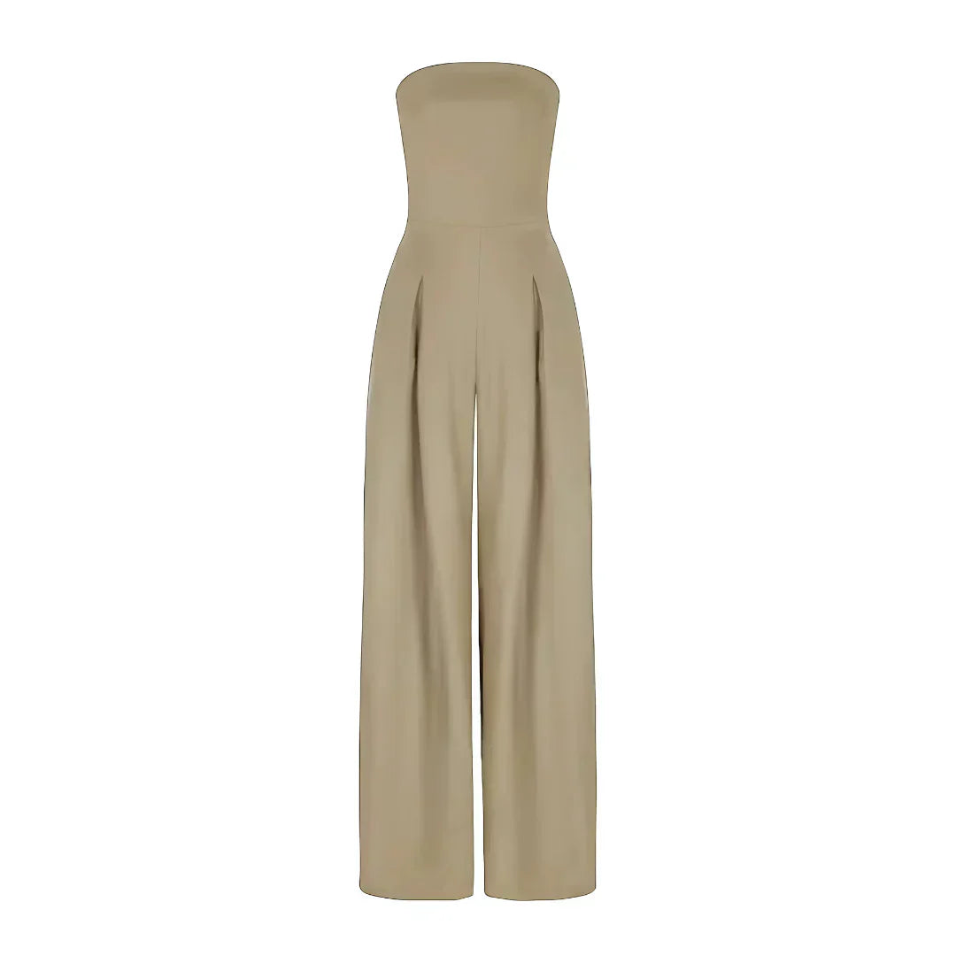 Sleeveless Bustier Jumpsuit