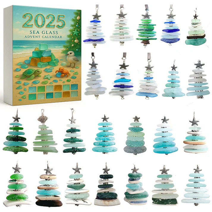 Sea Glass Tree Advent Calendar