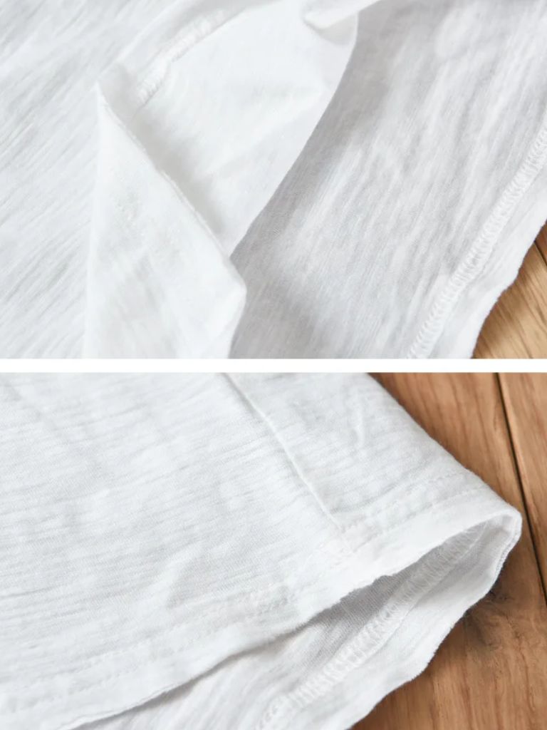Classic Linen V Neck T-Shirt