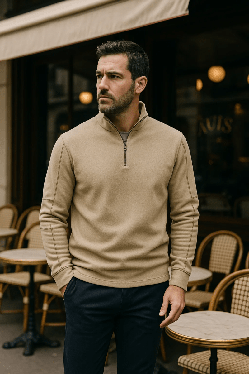 Alpine Sweater with Half-Zip