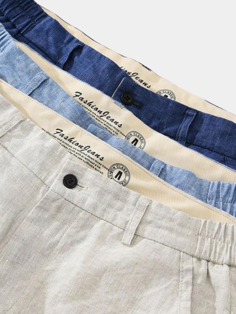 Linen Shorts Bleu Horizon