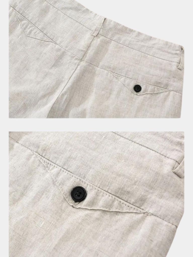 Linen Shorts Bleu Horizon