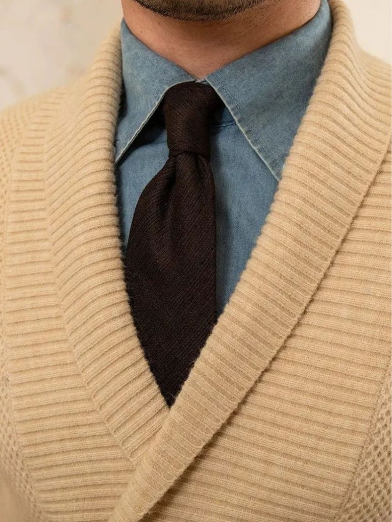 Elegant British Cardigan Sweater