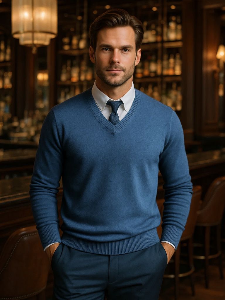 Cashmere V-Neck Sweater