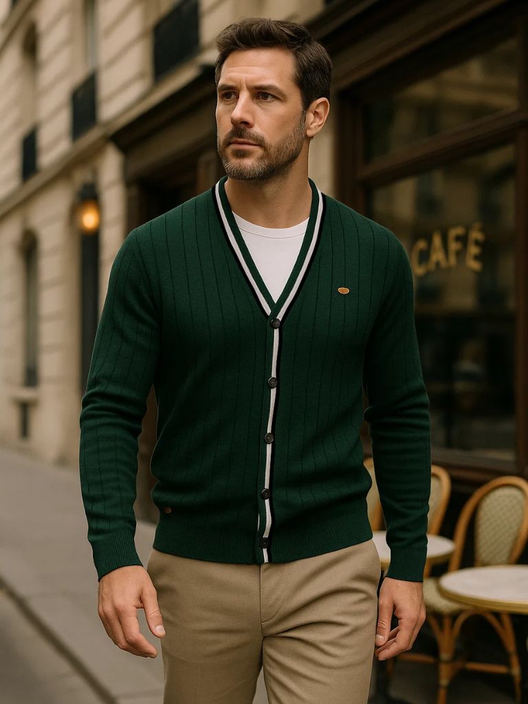 Cotton Cardigan with Buttons