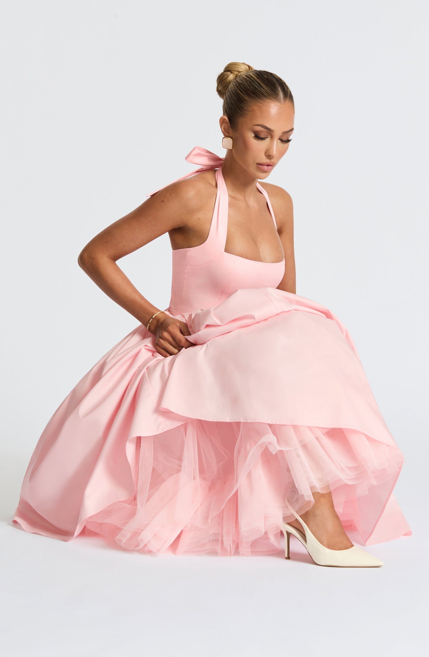 Cressida Midi Dress - Pink