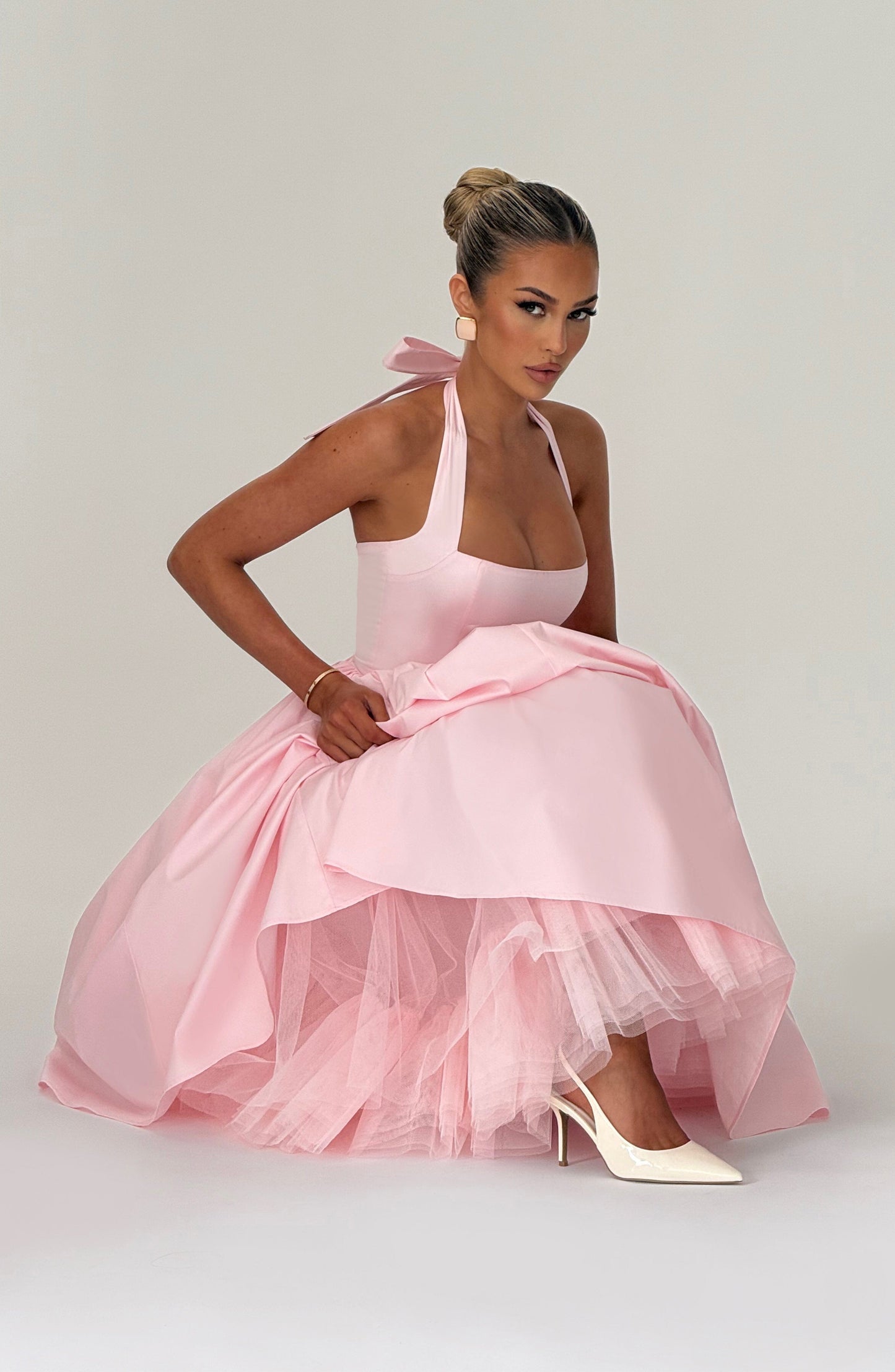 Cressida Midi Dress - Pink