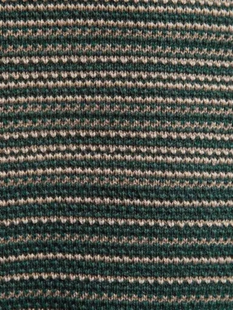 Knitted Pullover Sweater with Round Neck
