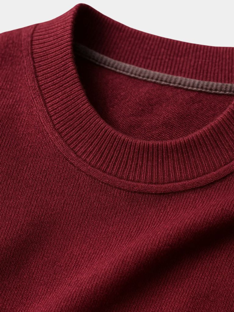 Sweater with a Round Neck