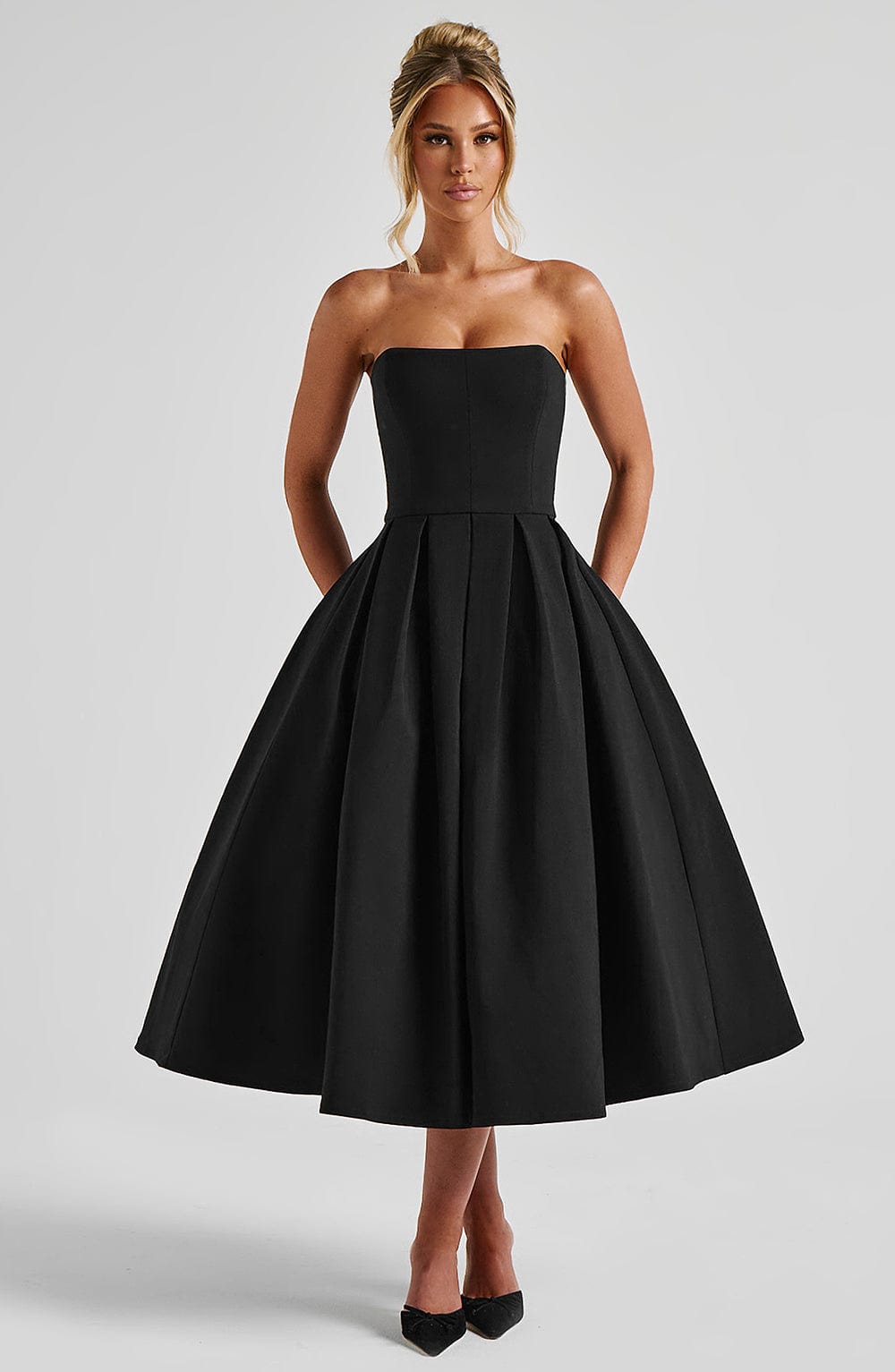 Stunning Midi Dresses - Black