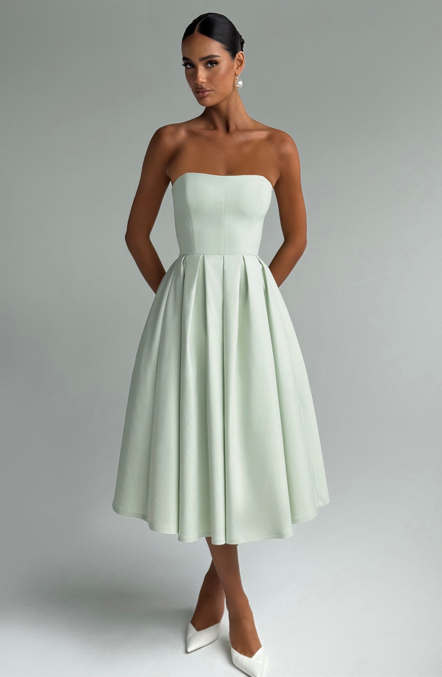 Impressive Midi Dress - Mint