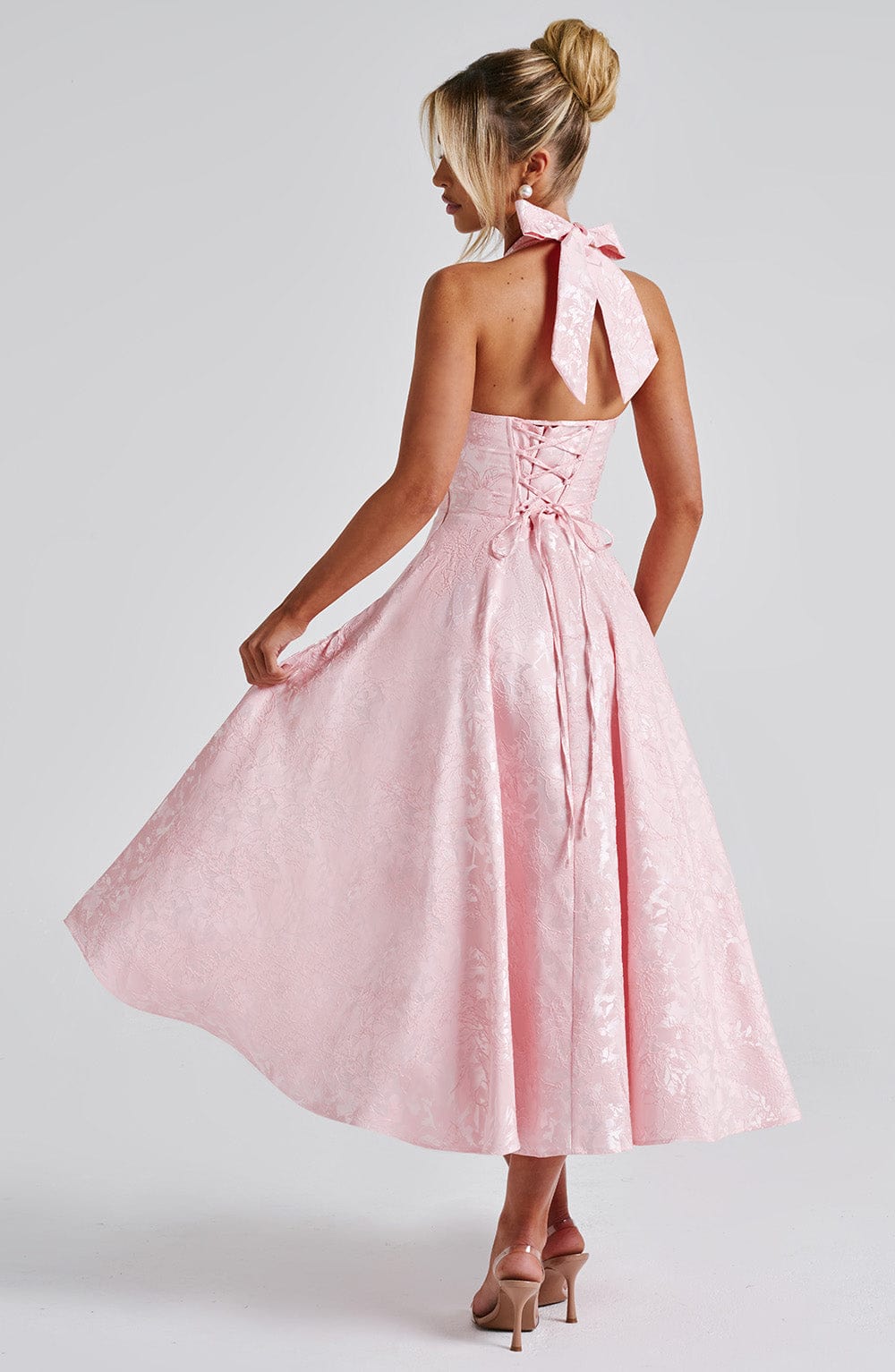 Effie Midi Dress - Pink