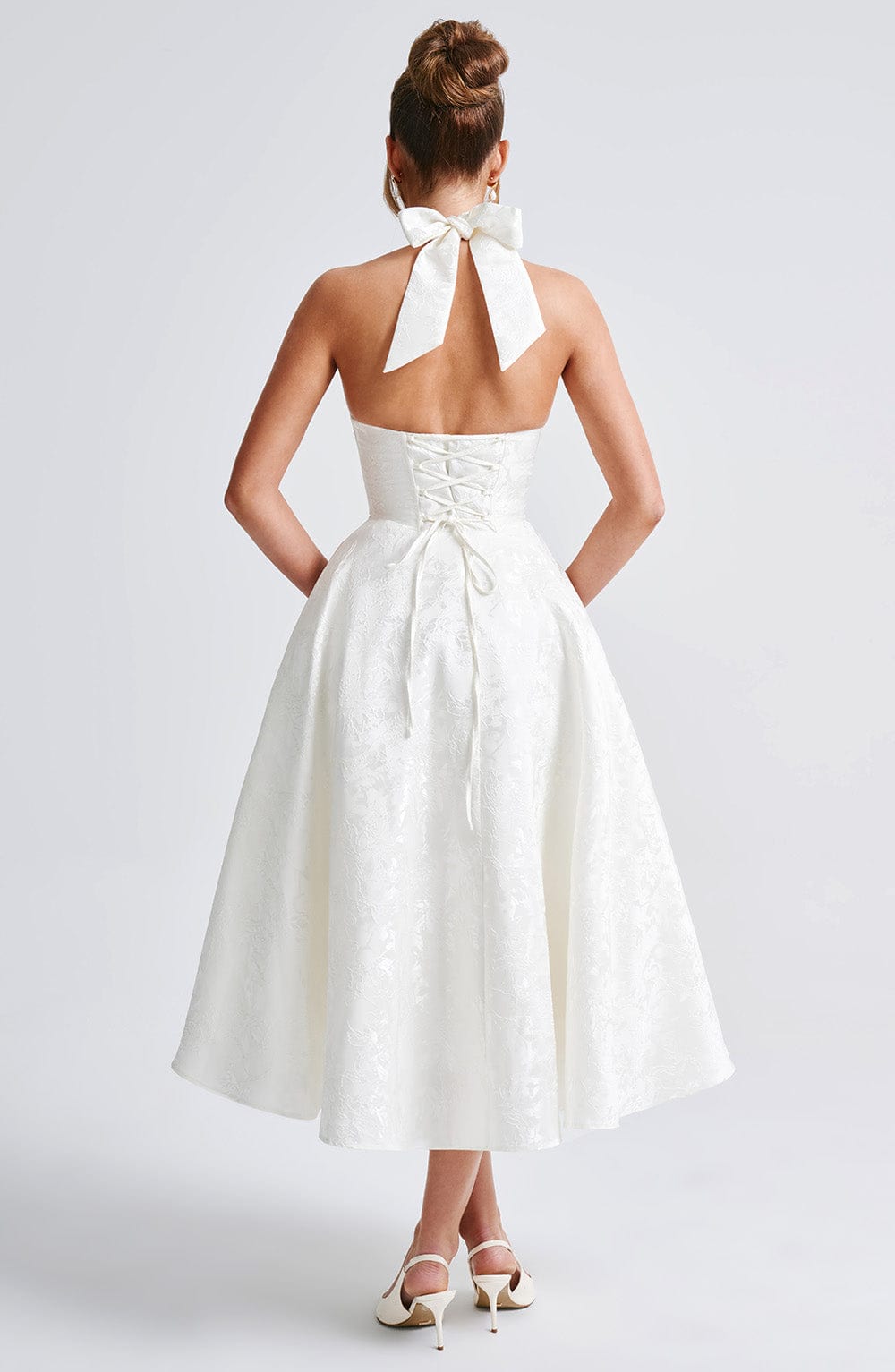 Effie Midi Dress - Ecru