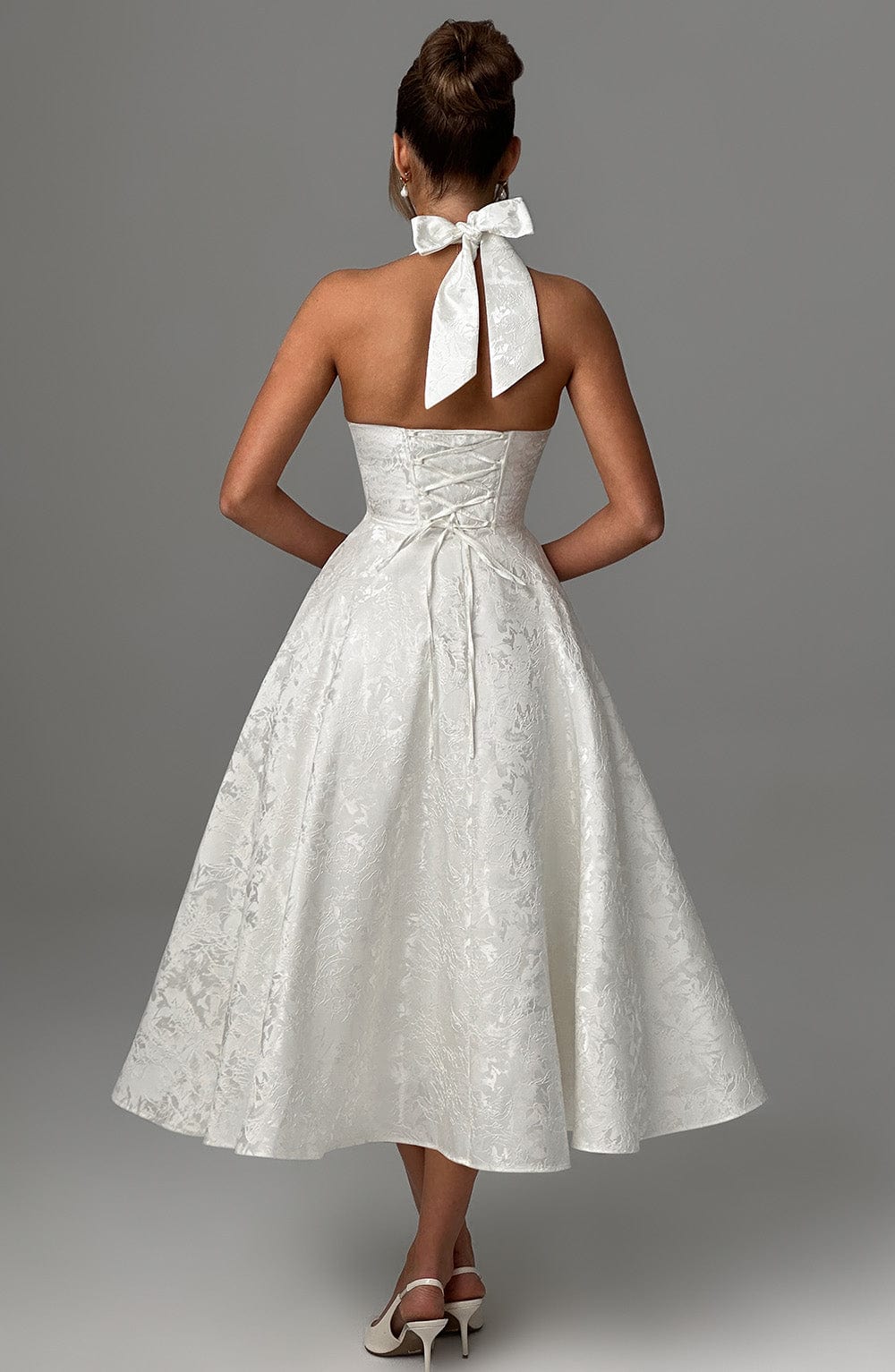 Effie Midi Dress - Ecru