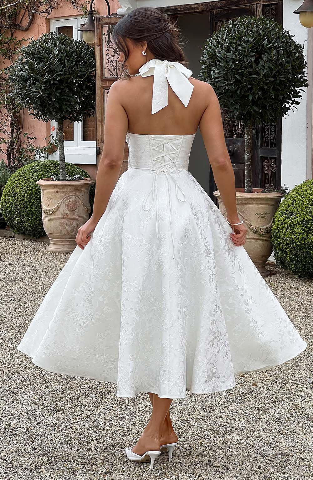 Effie Midi Dress - Ecru