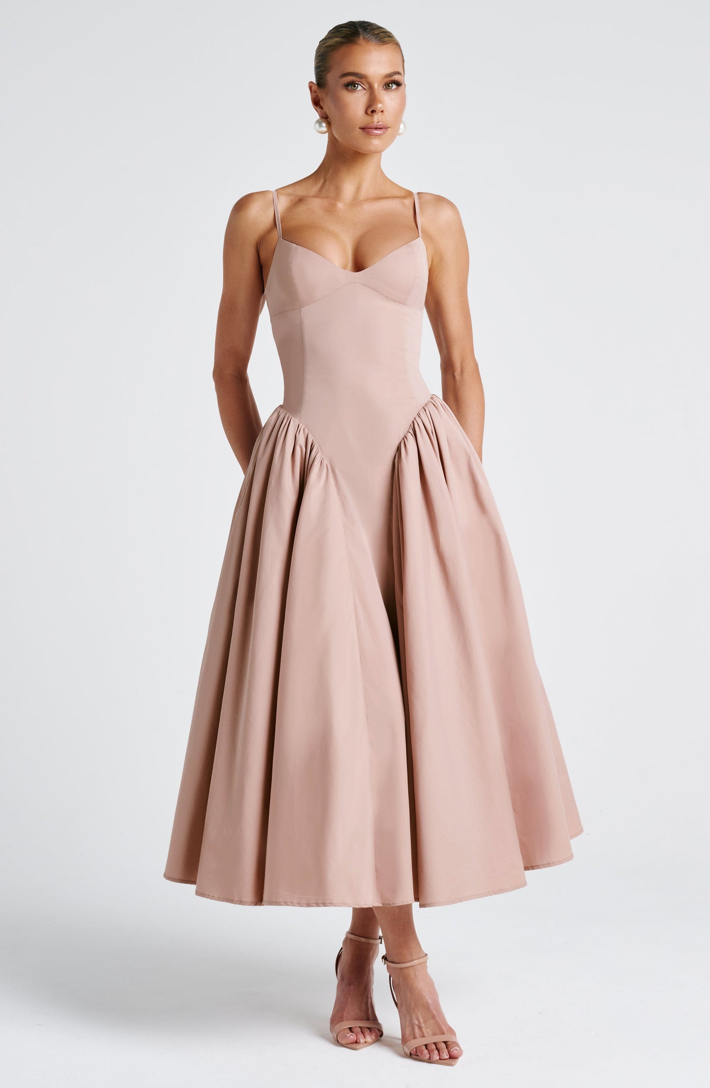 Emerson Midi Dress - Brown