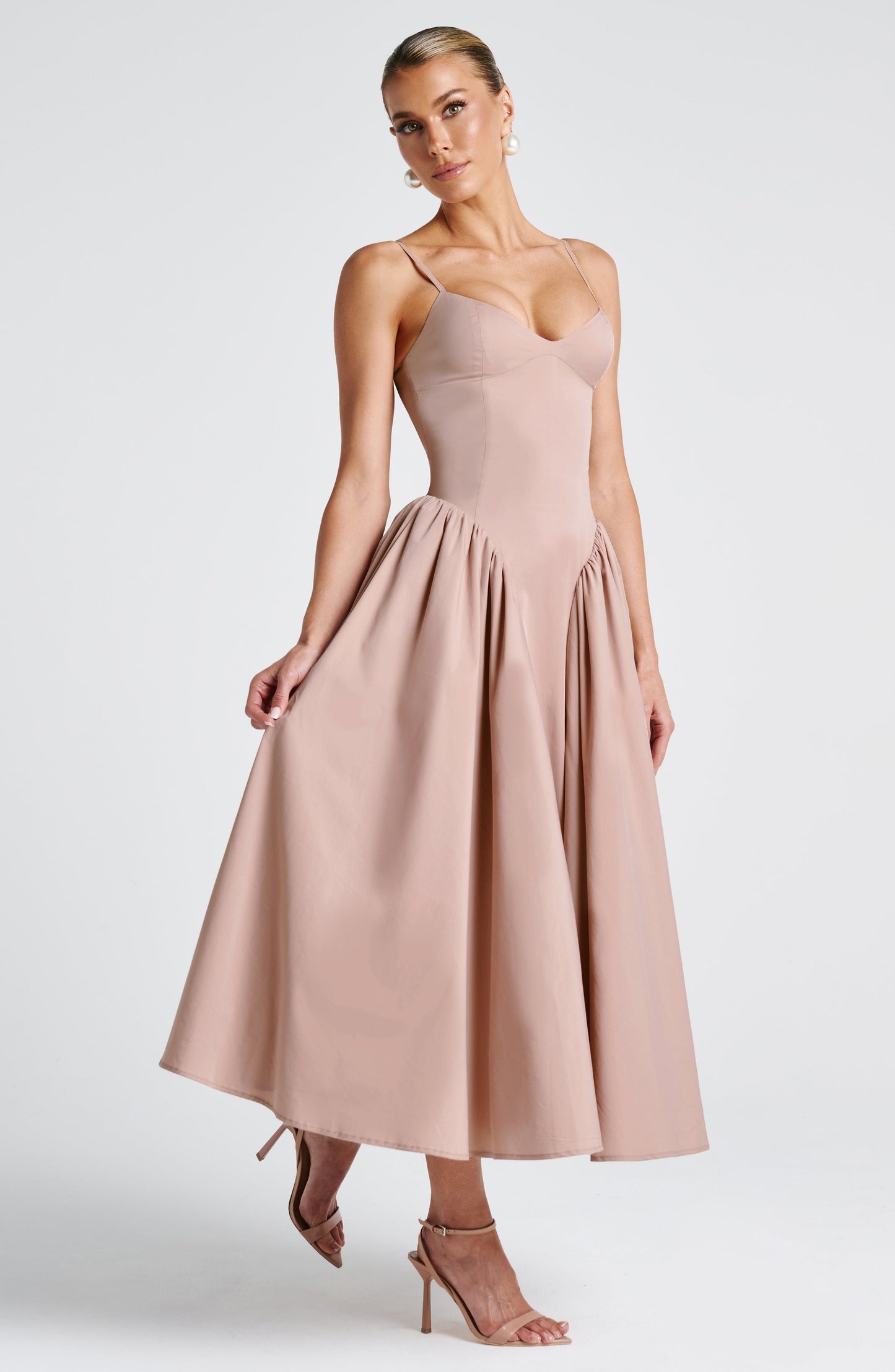 Emerson Midi Dress - Brown