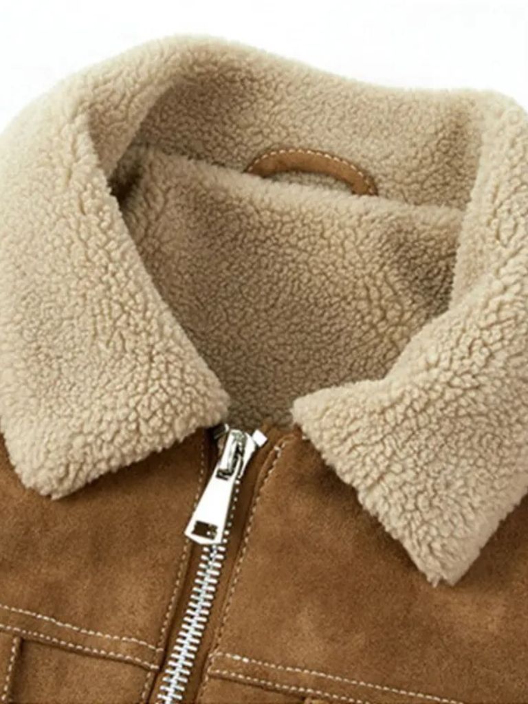 Fleece Suede Jacket