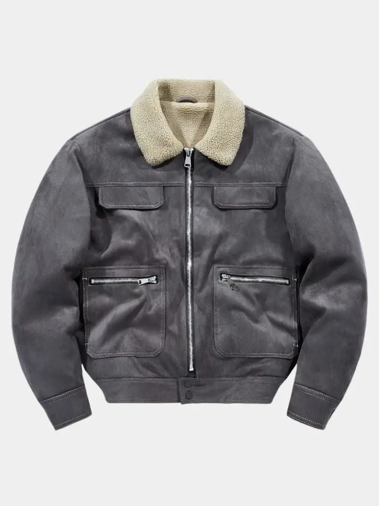 Fleece Suede Jacket