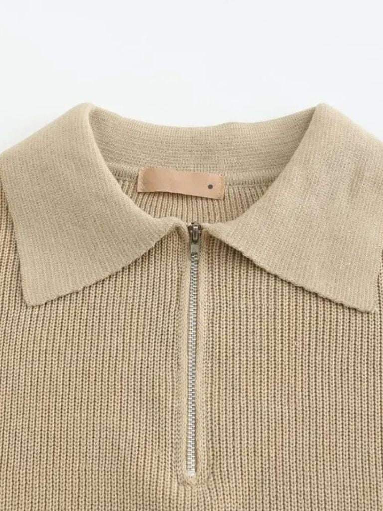 Basic Half-Zip Sweater