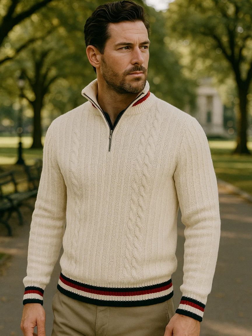 Zip Neck Jumper