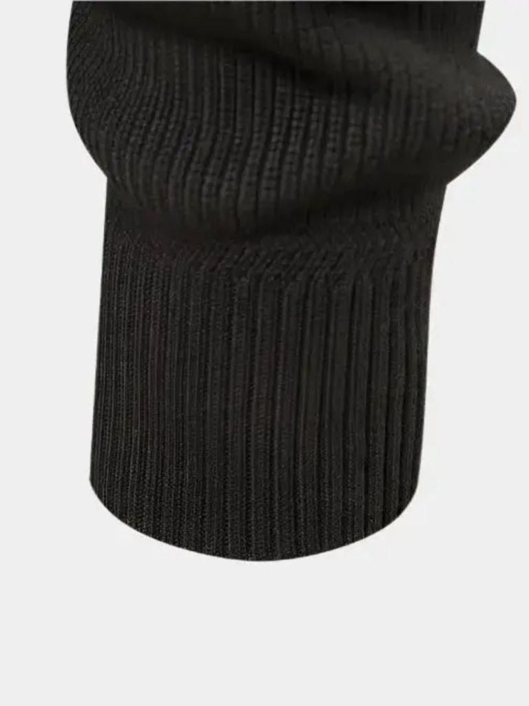 Zipped Knit Sweater
