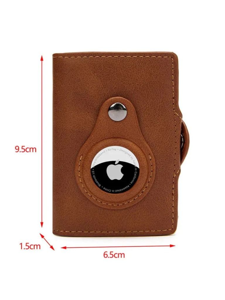 Modern Wallet with AirTag Holder and RFID Protection