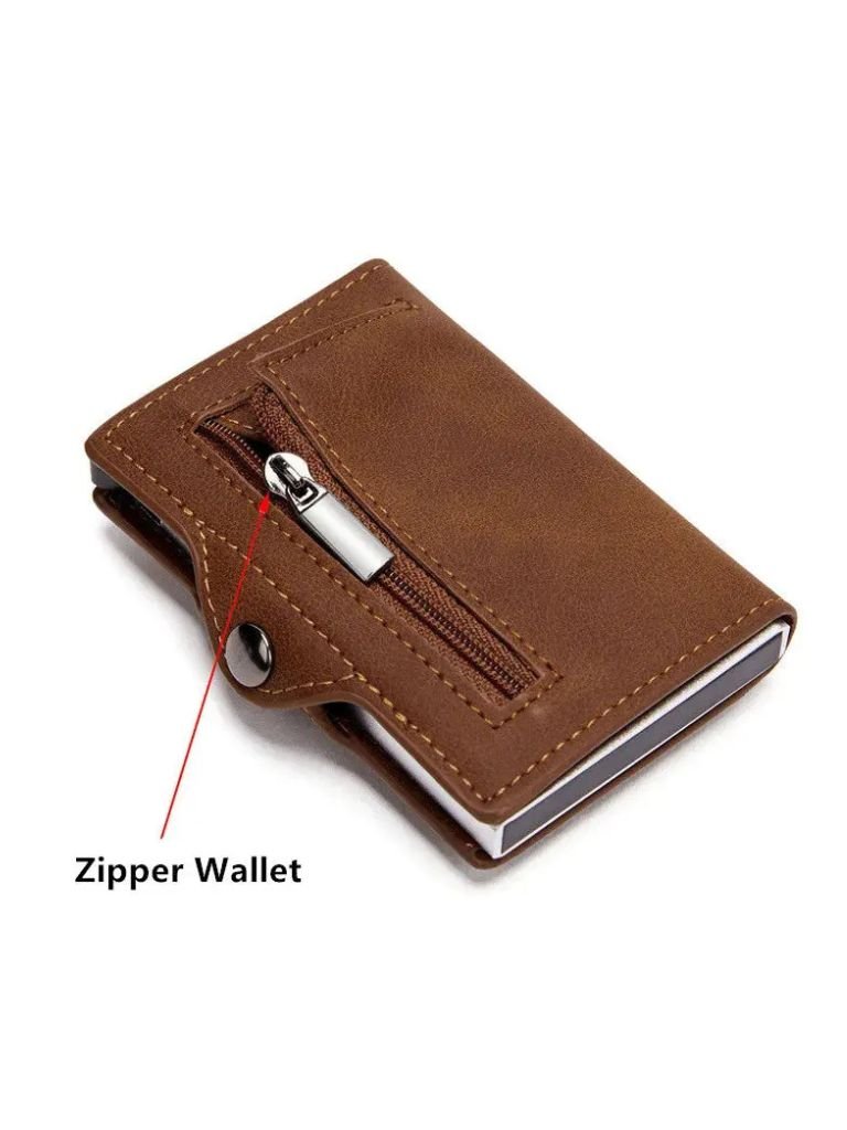 Modern Wallet with AirTag Holder and RFID Protection