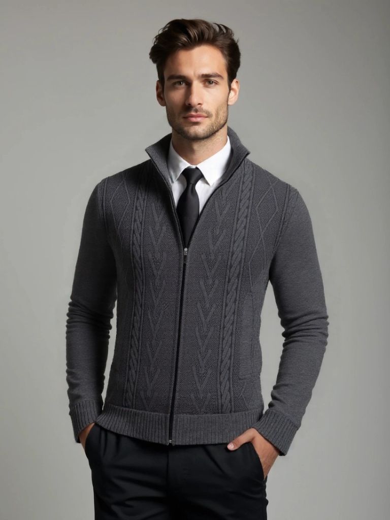 Cashmere Wool Dress in Old Money Style