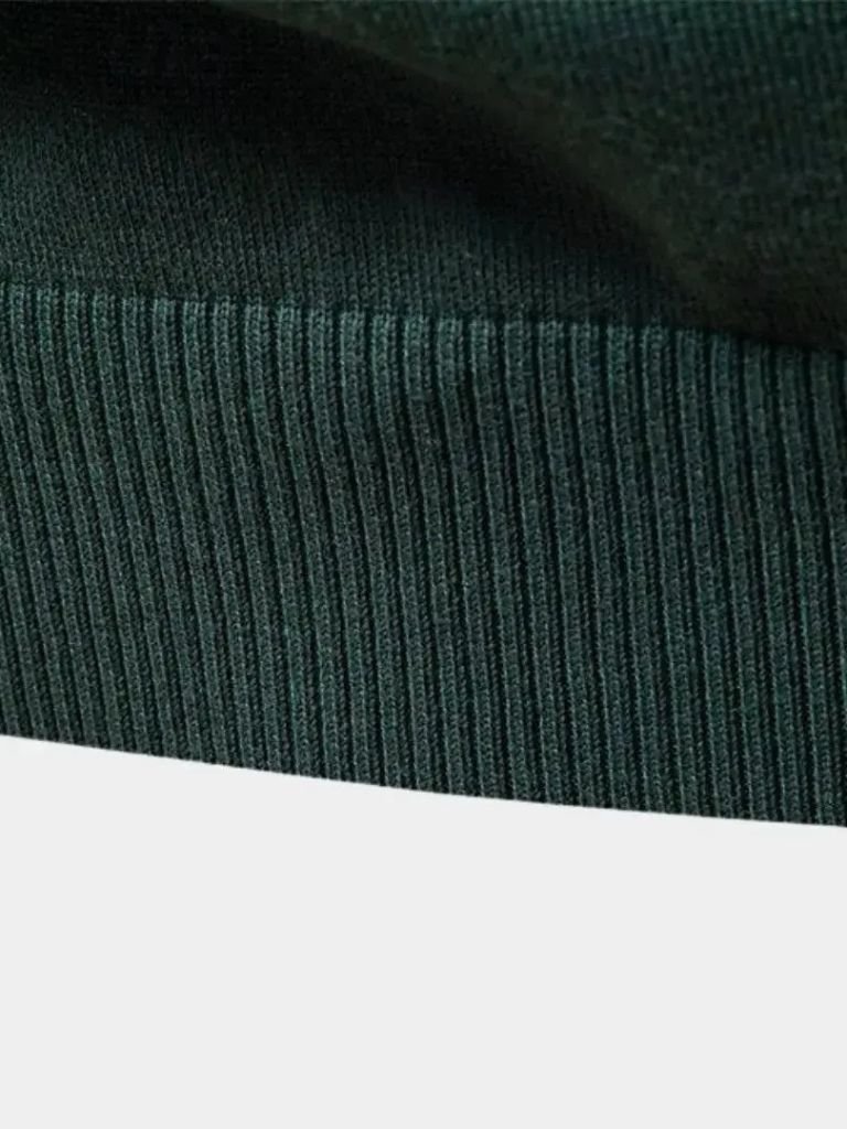 Basic Sweater with Quarter Zip