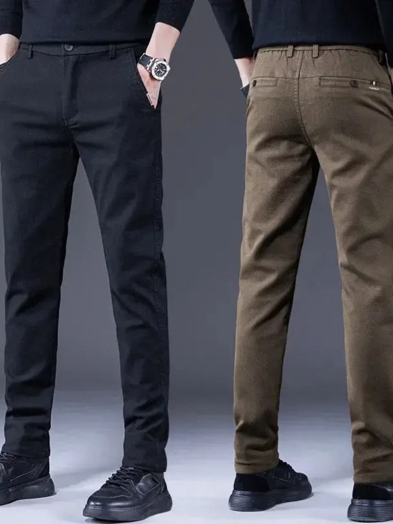 Essential Stretch Straight Trousers