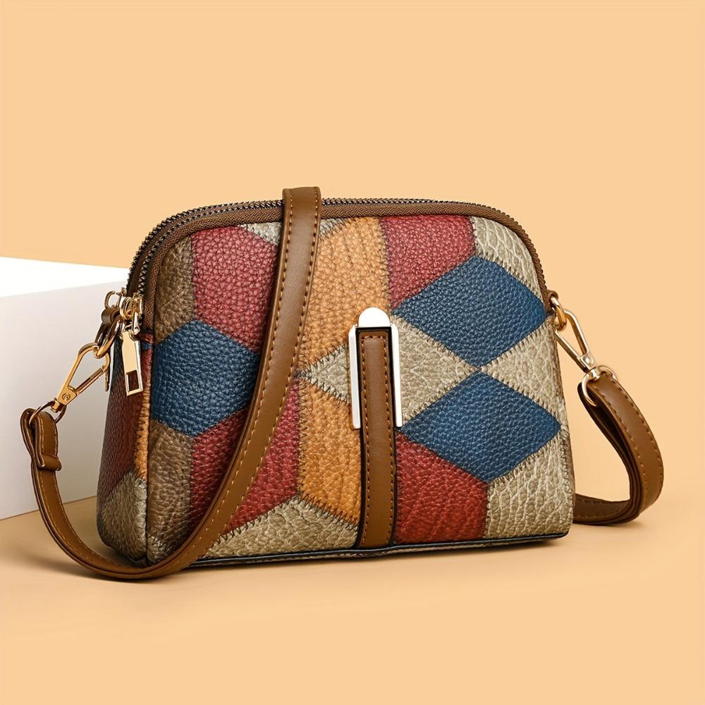 Luna | Mini Shoulder Bag in Patchwork Style