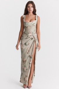 BEIGE WITH FLOWERS