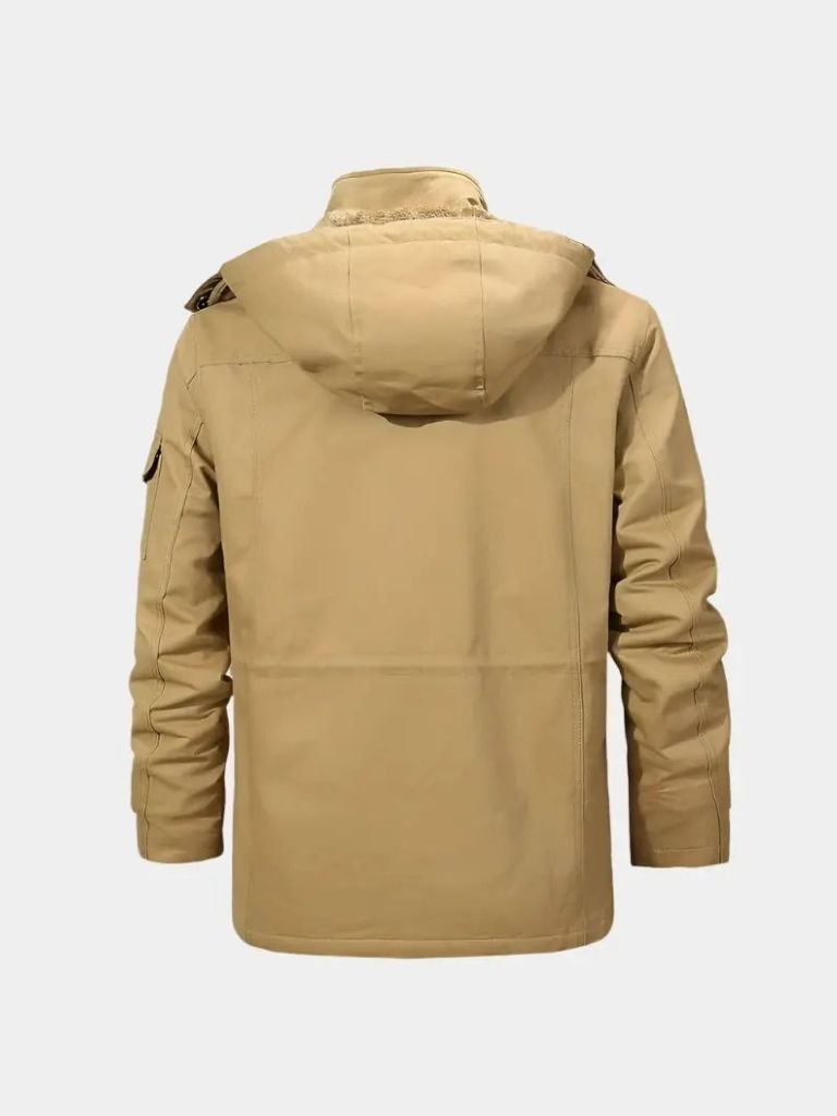 Hooded Fleece Bomber Jacket