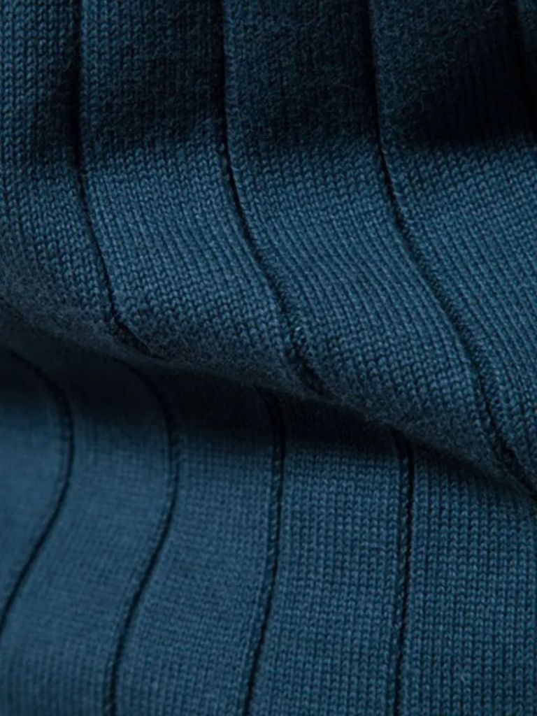 Zip-Up Jacquard Knit Cardigan