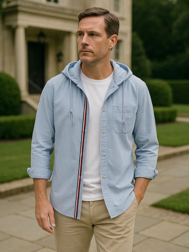 Light Linen Hooded Shirt Covenant
