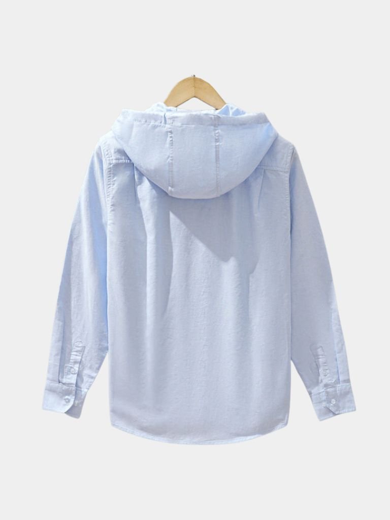 Light Linen Hooded Shirt Covenant