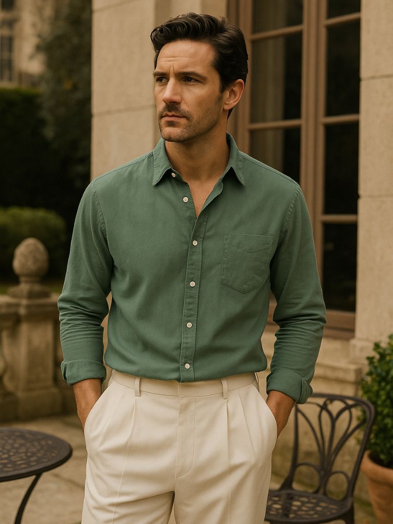 Linen Long Sleeve Shirt
