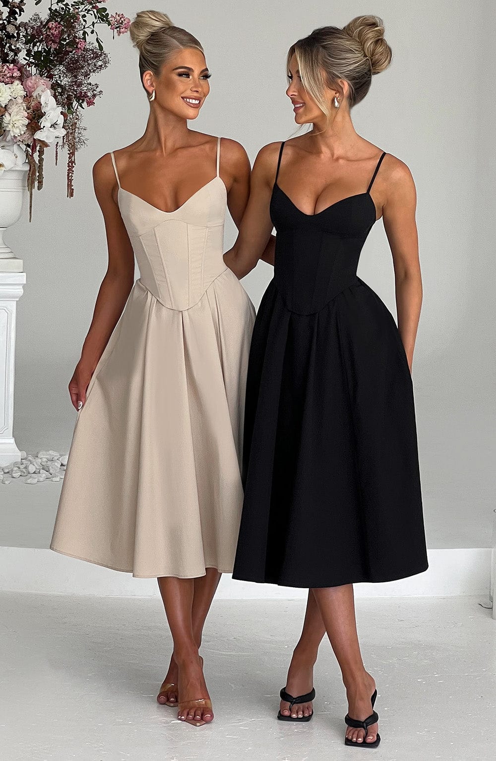 Midi Dress Mariella - Beige