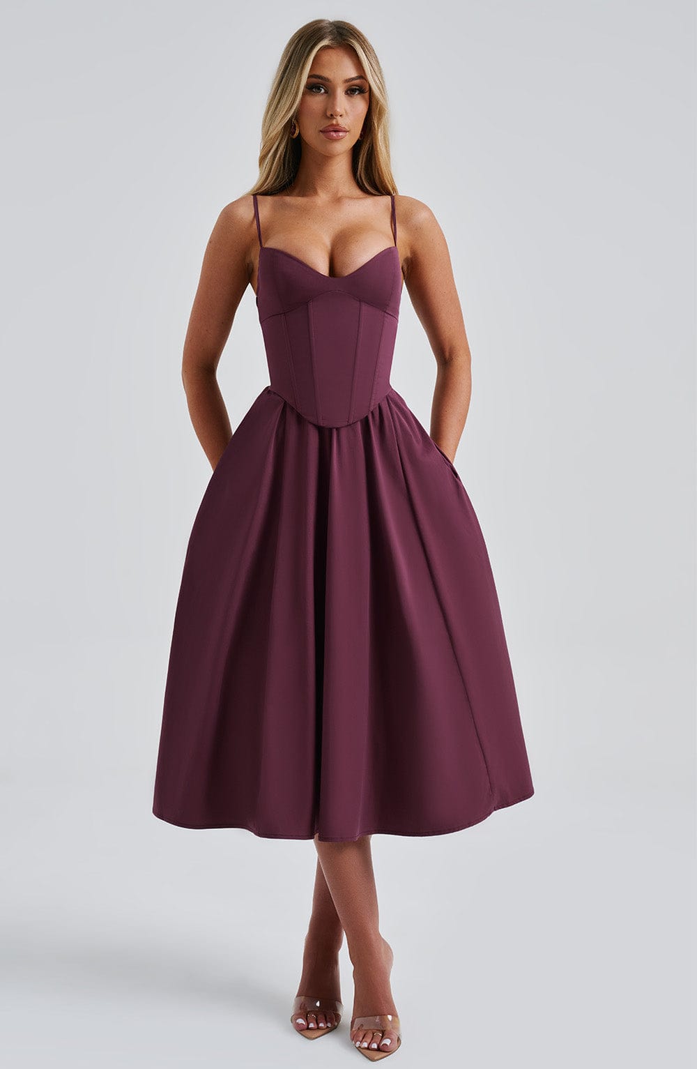 Midi Dress Mariella - Juicy Cherry