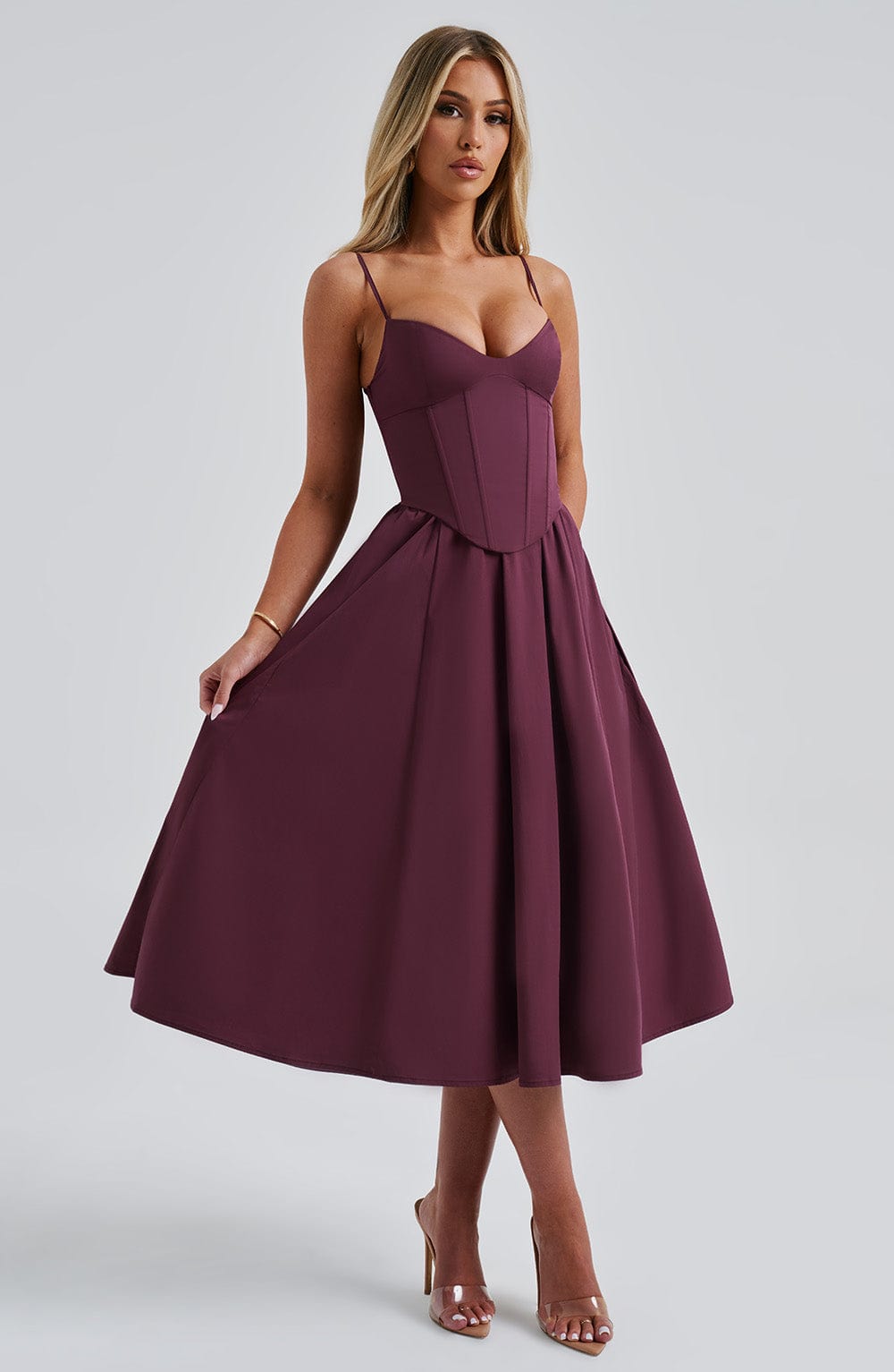 Midi Dress Mariella - Juicy Cherry