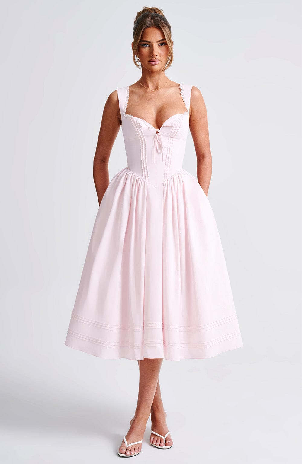 Marlena Midi Dress - Pink