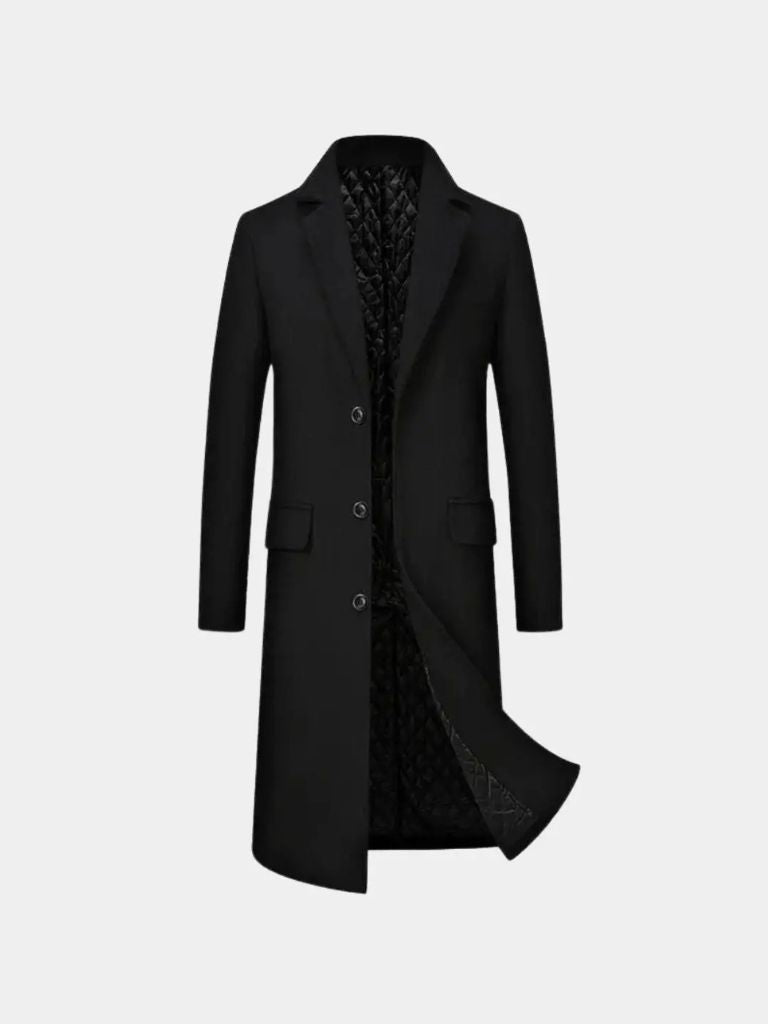 Men's Wool Trench Coat