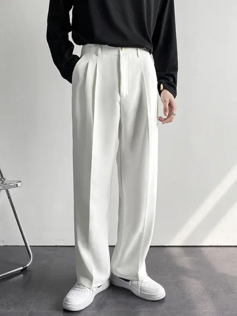 Minimalist Old Money Style Trousers